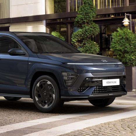Hyundai Kona - front side view, Exterior shot