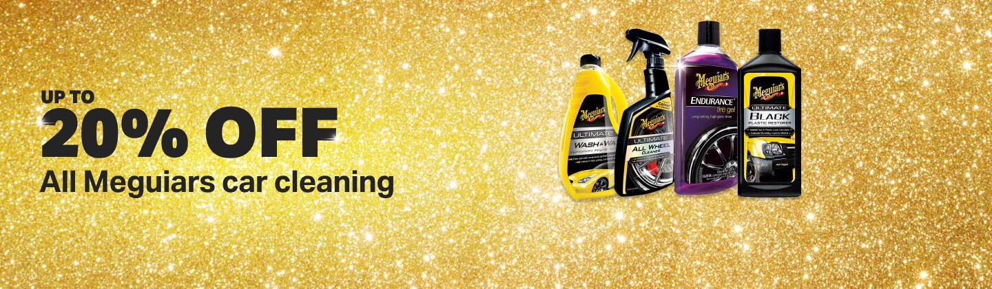 20% off all Meguiars car cleaning