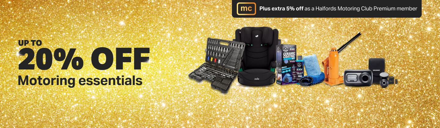 Up to 20% off Motoring 