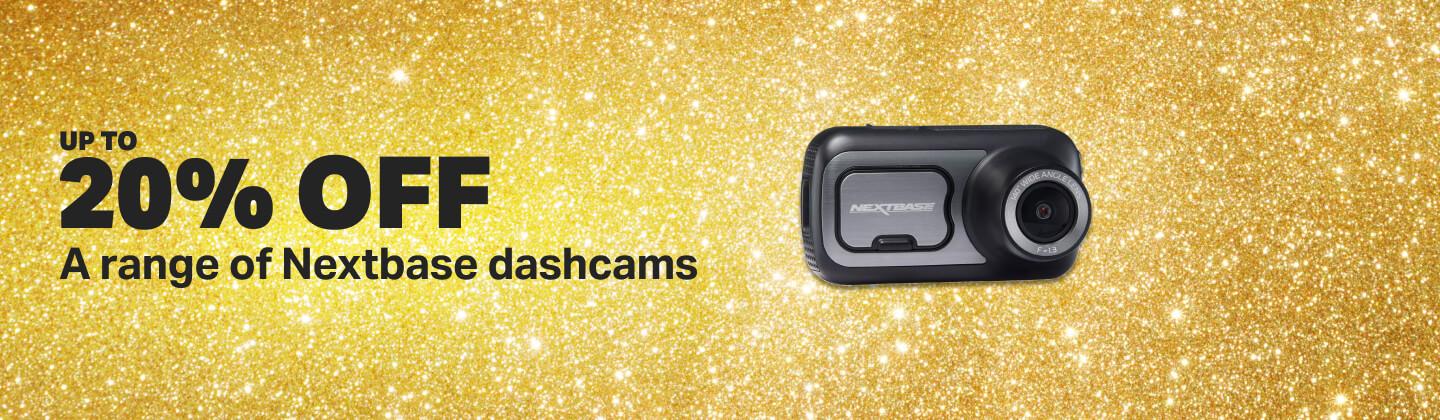 Up to 20% off a range of Nextbase dashcams 