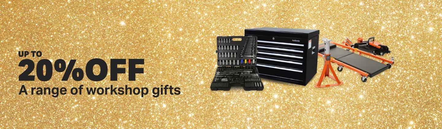 Up to 20% off A range of workshop gifts