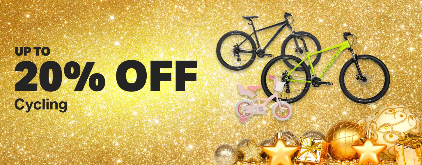 Up to 20% off Adult & Electric Bikes