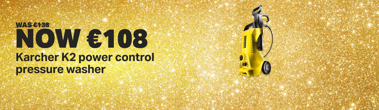 Karcher K2 power control pressure washer, now €108
