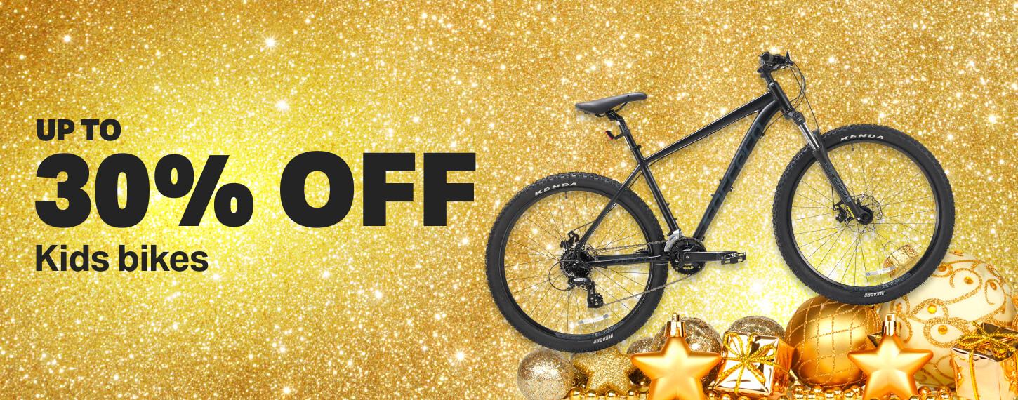 Up to 30% off a range of kids bikes