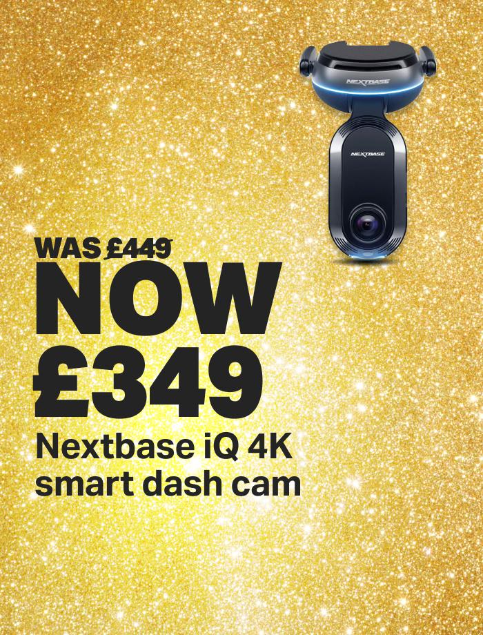Nextbase iQ 4K smart dash cam WAS £449 NOW £349