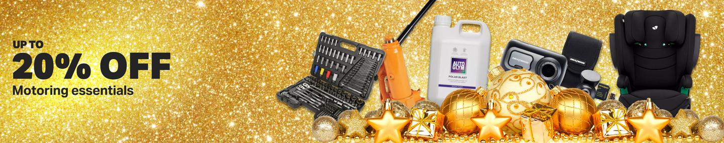 Up to 20% off Motoring Essentials