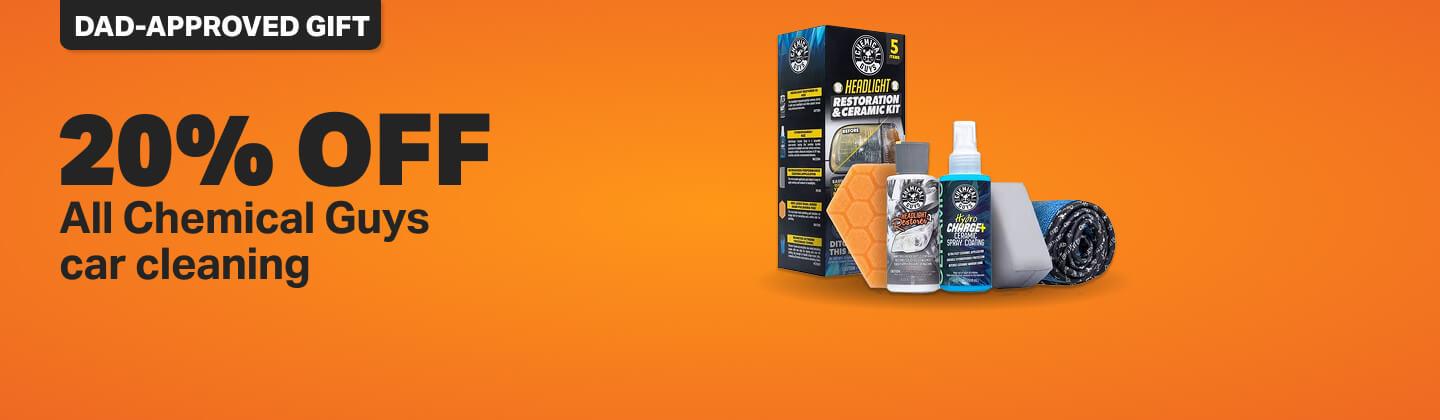 20% off all Chemical Guys car cleaning 