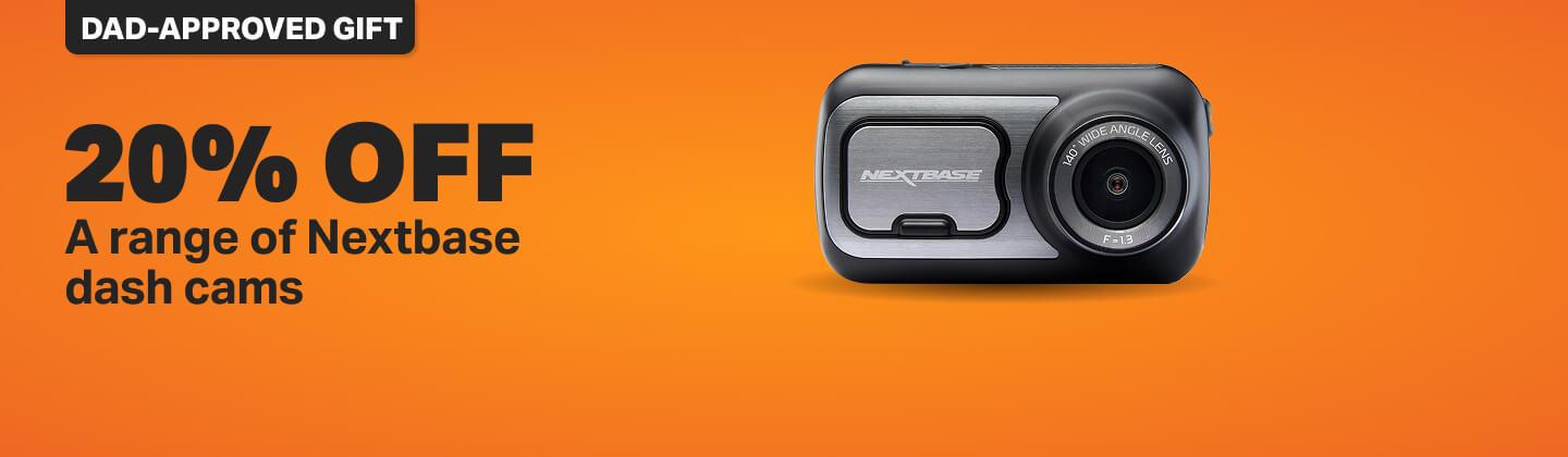 20% off a range of Nextbase dash cams