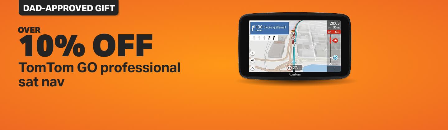Over 10% off a range of TomTom sat navs 