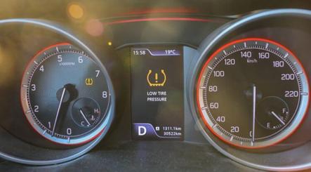 What the tyre pressure warning light means