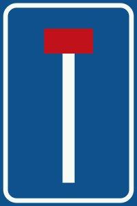 No through road