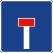 No through road