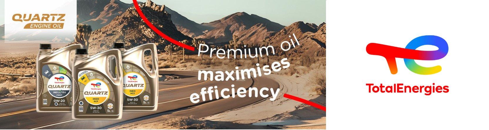 TotalEnergies - Premium oil maximises efficiency