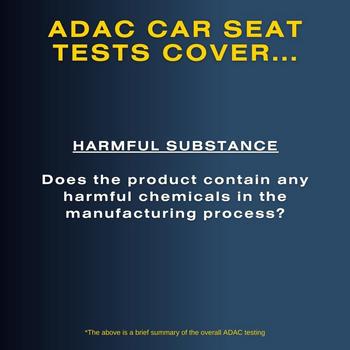 ADAC car seat tests cover harmful substance image