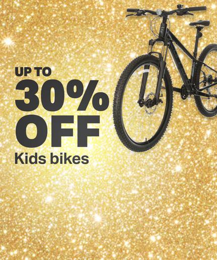 Up to 30% off a range of kids bikes and scooters