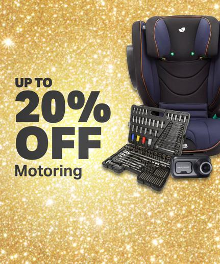 Up to 20% off Motoring