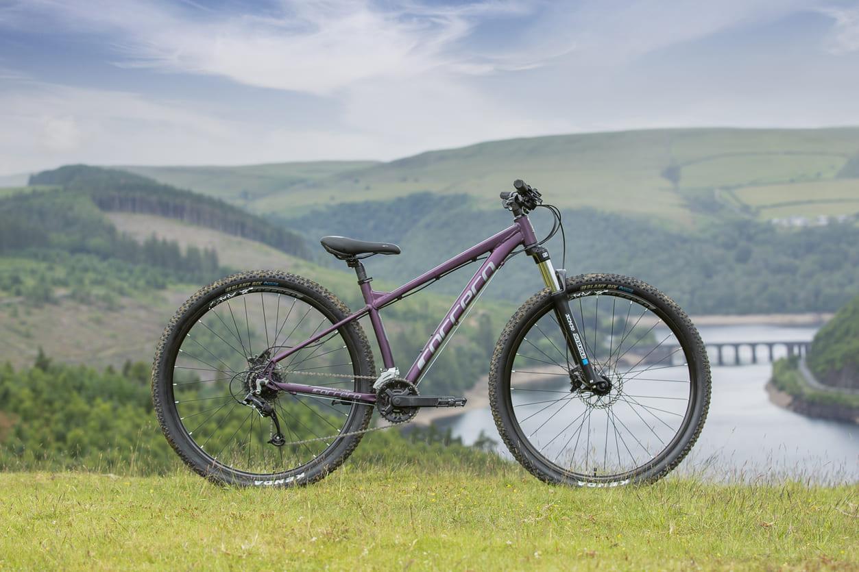 Carrera Hellcat Womens Mountain Bike Purple S M L Frames Halfords UK