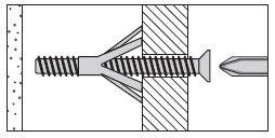 cavity fixing wall plug
