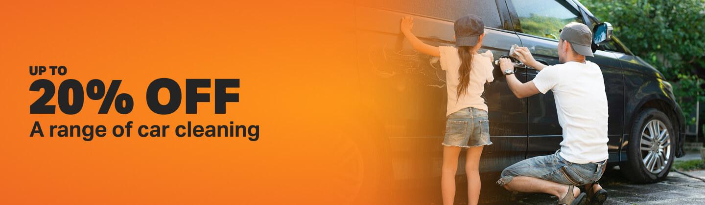 Up to 20% Off a range of Car Cleaning