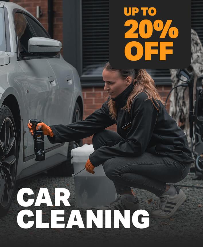 Up to 20% off a range of car cleaning 