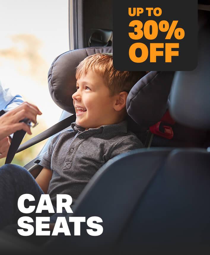 Up to 30% off a range of car seat