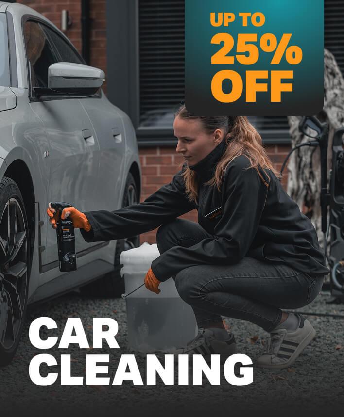 Up to 20% off a range of car cleaning 