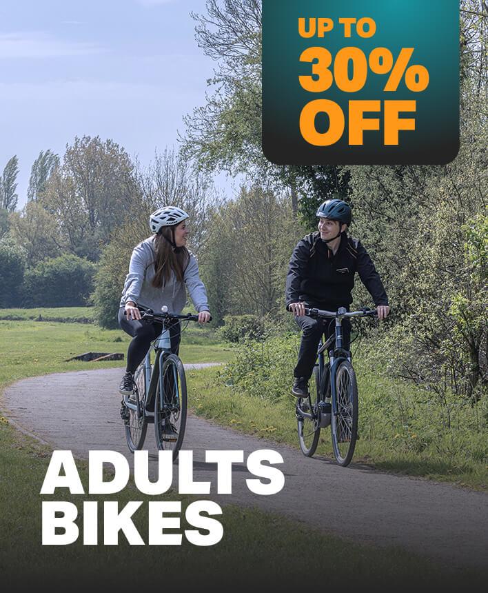 Up to 20% off a range of adults bikes 