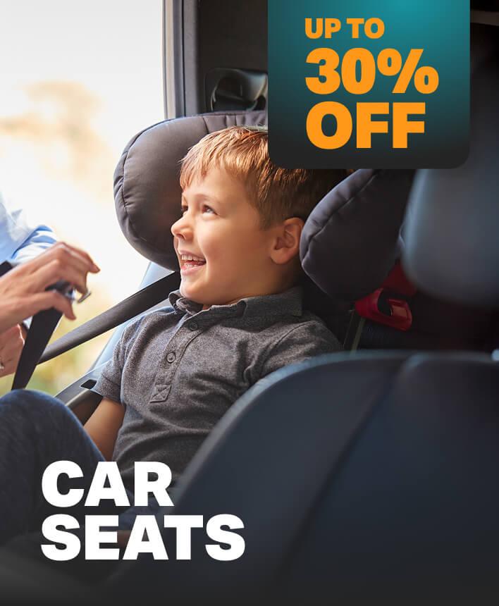 Up to 30% off a range of car seat