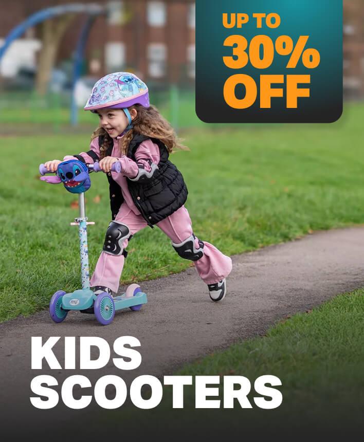 Up to 30% off a range of kids scooters