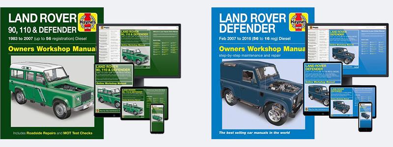Haynes Manual: Land Rover Defender 