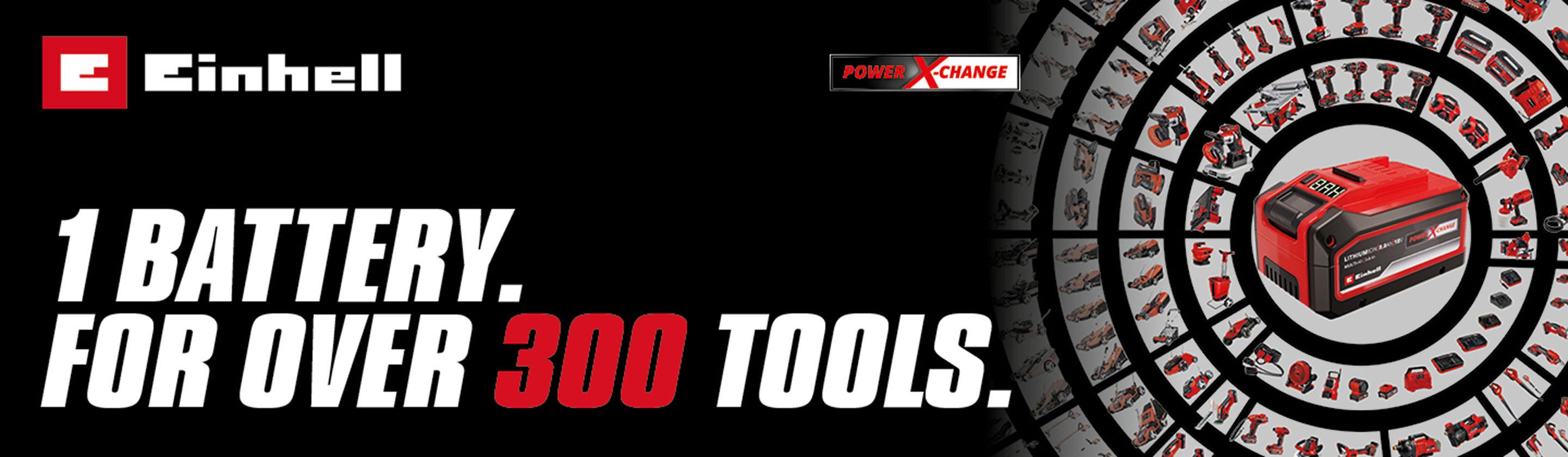One battery for over 300 tools
