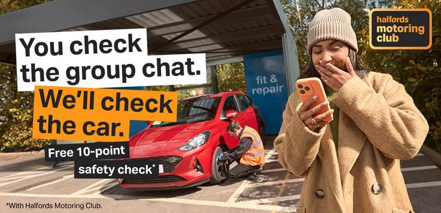 You check the group chat. We’ll check the car.