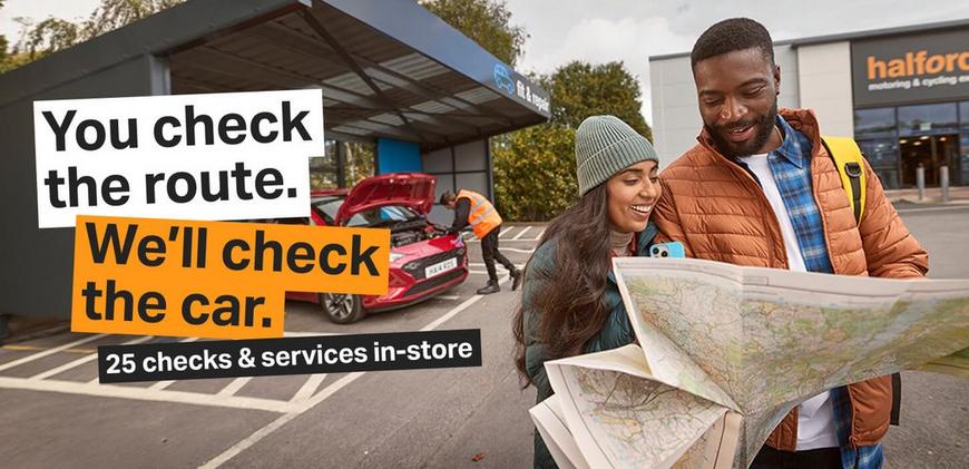 You check the route. We’ll check the car.