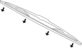 Standard wiper blade
