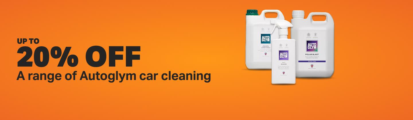 Up to 20% off a range of Autoglym car cleaning