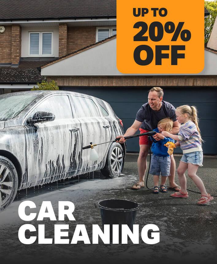Up to 20% off a range of car cleaning 