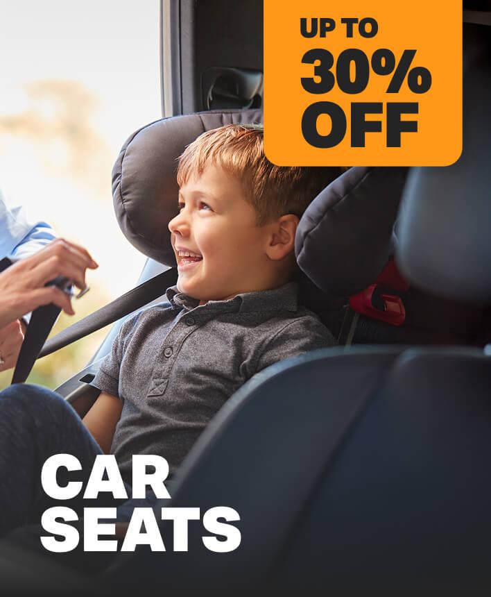 Up to 30% off a range of car seat