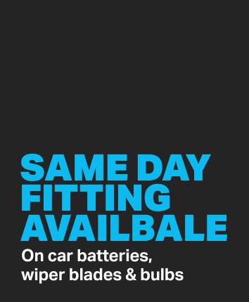 Same day fitting available