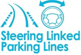 Steering linked parking lines