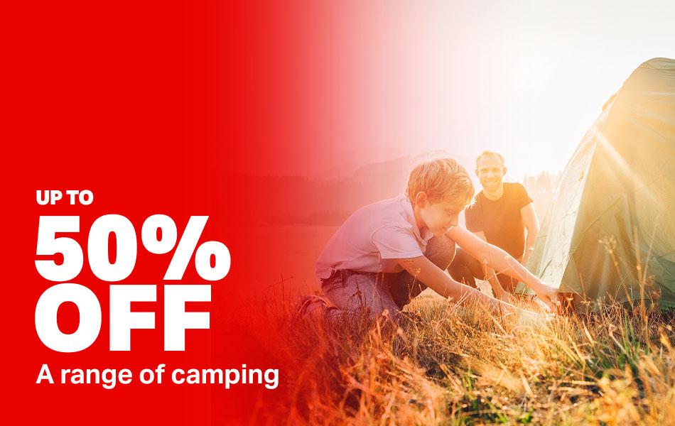 Big Summer Sale : Up to 50% off Camping