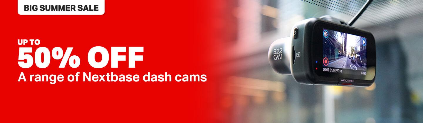 Summer Sale: Up to 50% off all Nextbase dashcams