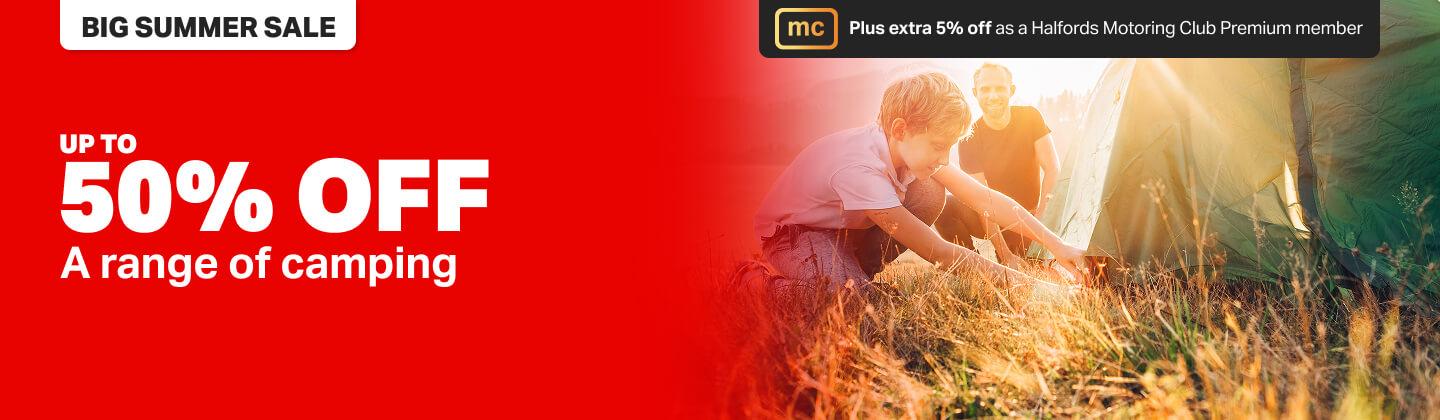Big Summer Sale : Up to 50% off Camping