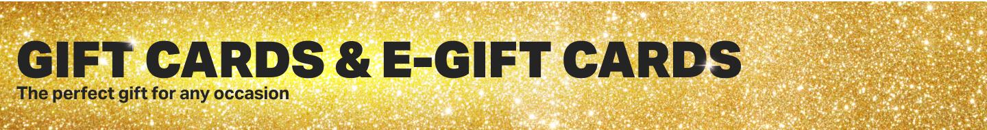 Gift cards and e-gift cards for Christmas