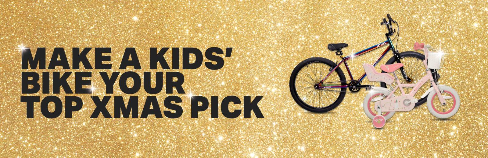 Make a kids' bike your top xmas pick