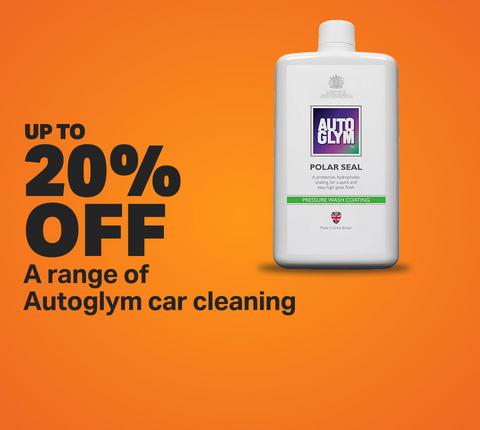 20% off a range of Autoglym car cleaning