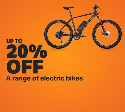 Up to 20% off a range of electric bikes