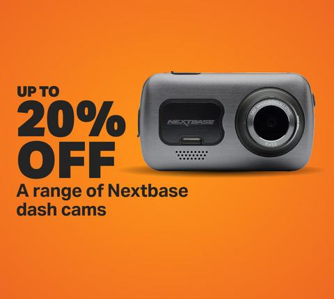Over 20% off a range of Nextbase dash cams