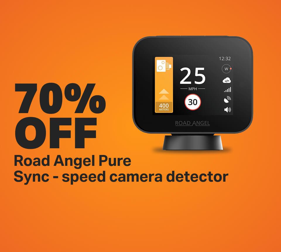 25% off Road Angel pure sync speed camera detector