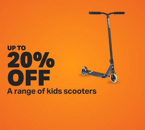 Up to 20% off a range of kids scooters