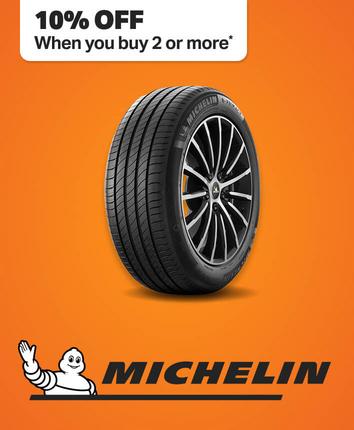 Up to 20% off when you buy two or more Michelin